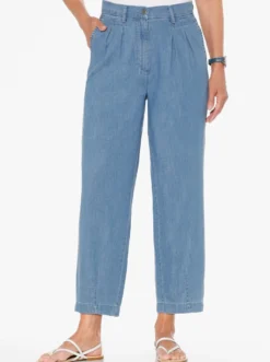 7/8-Jeans aus reiner Baumwolle