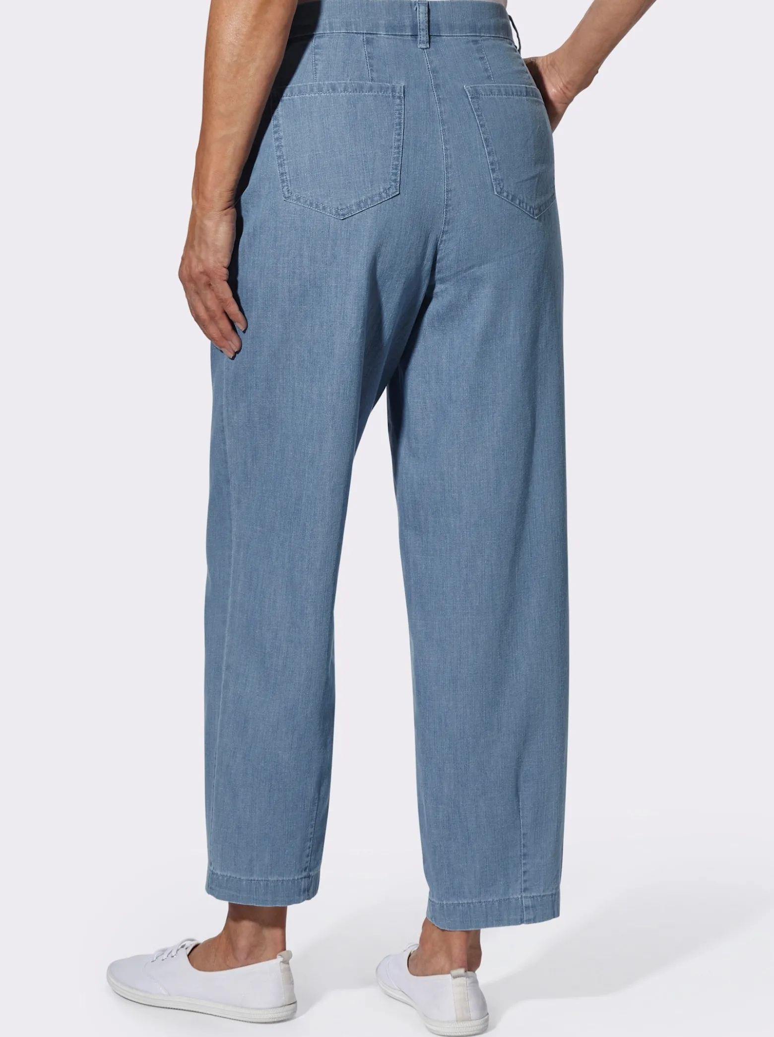 7/8-Jeans aus reiner Baumwolle