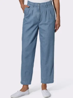 7/8-Jeans aus reiner Baumwolle