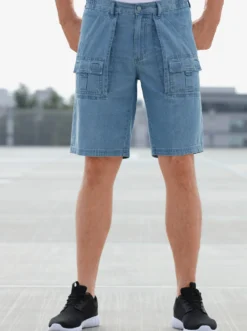 Jeans-Bermudas