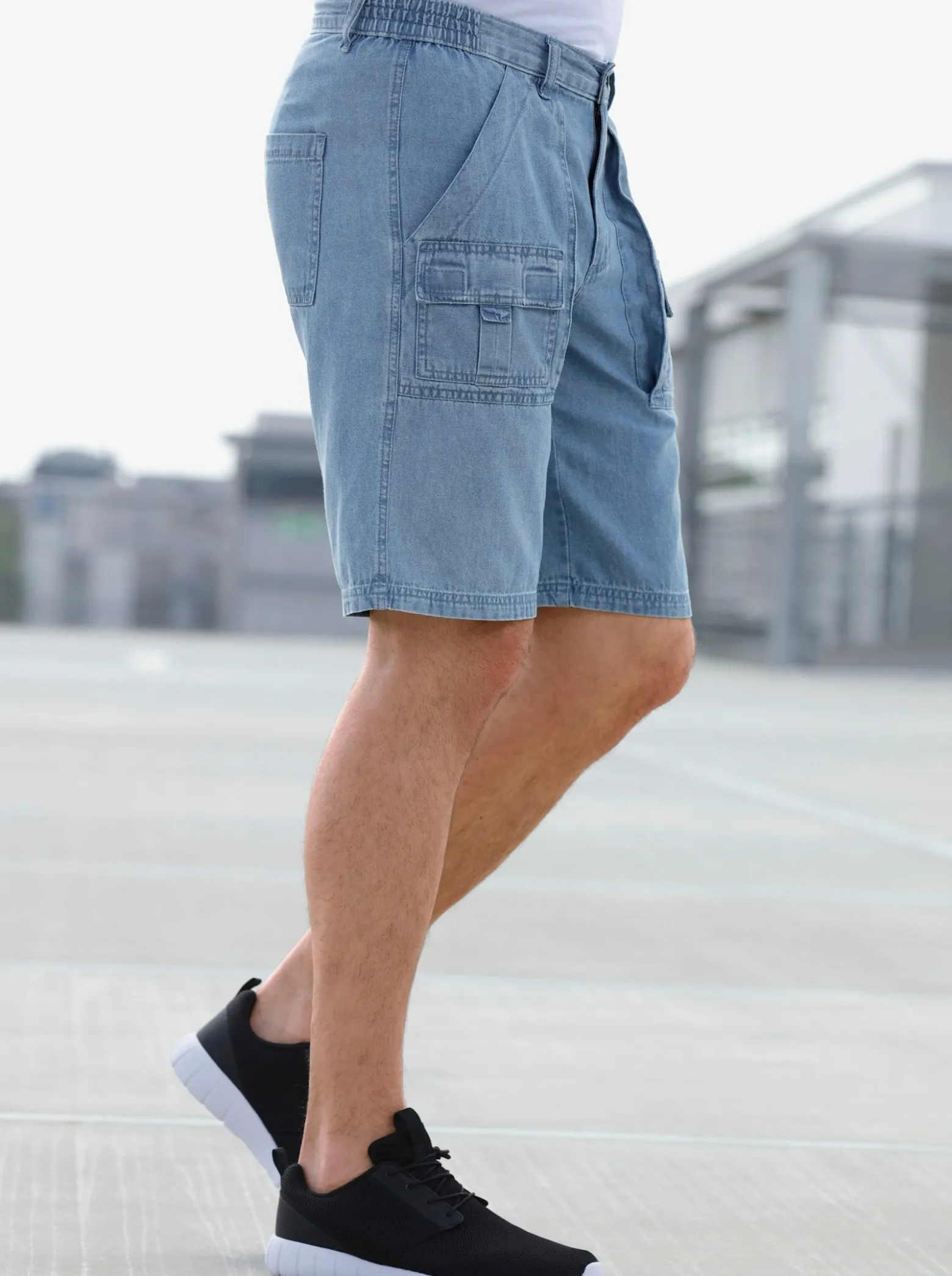 Jeans-Bermudas