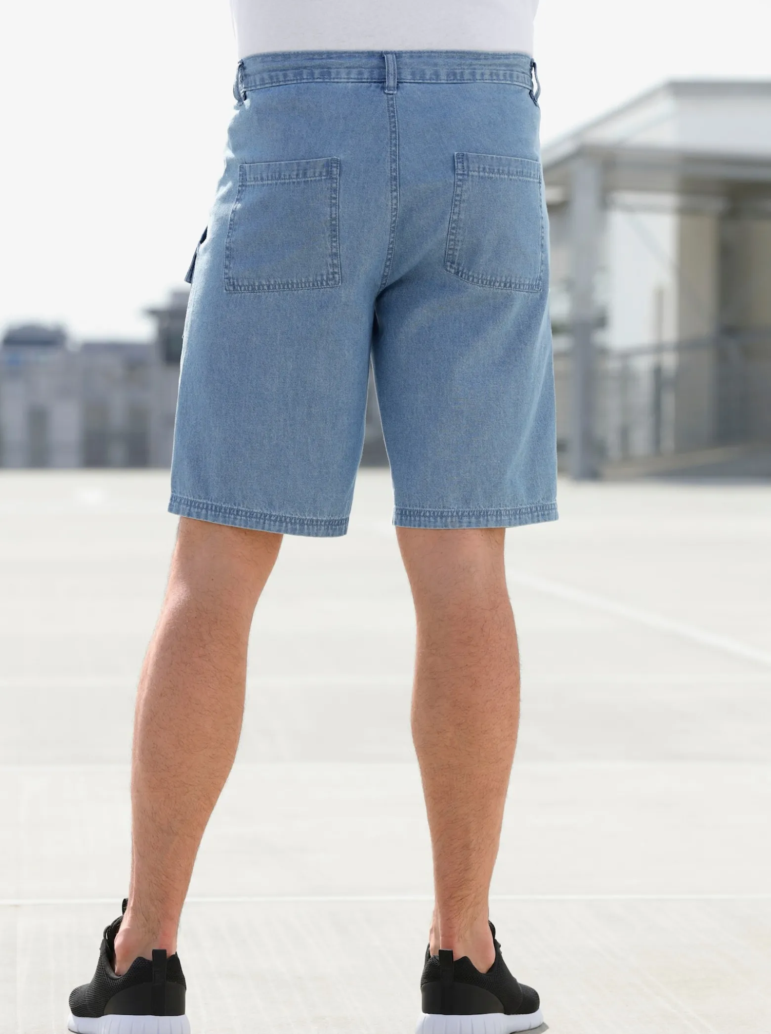Jeans-Bermudas