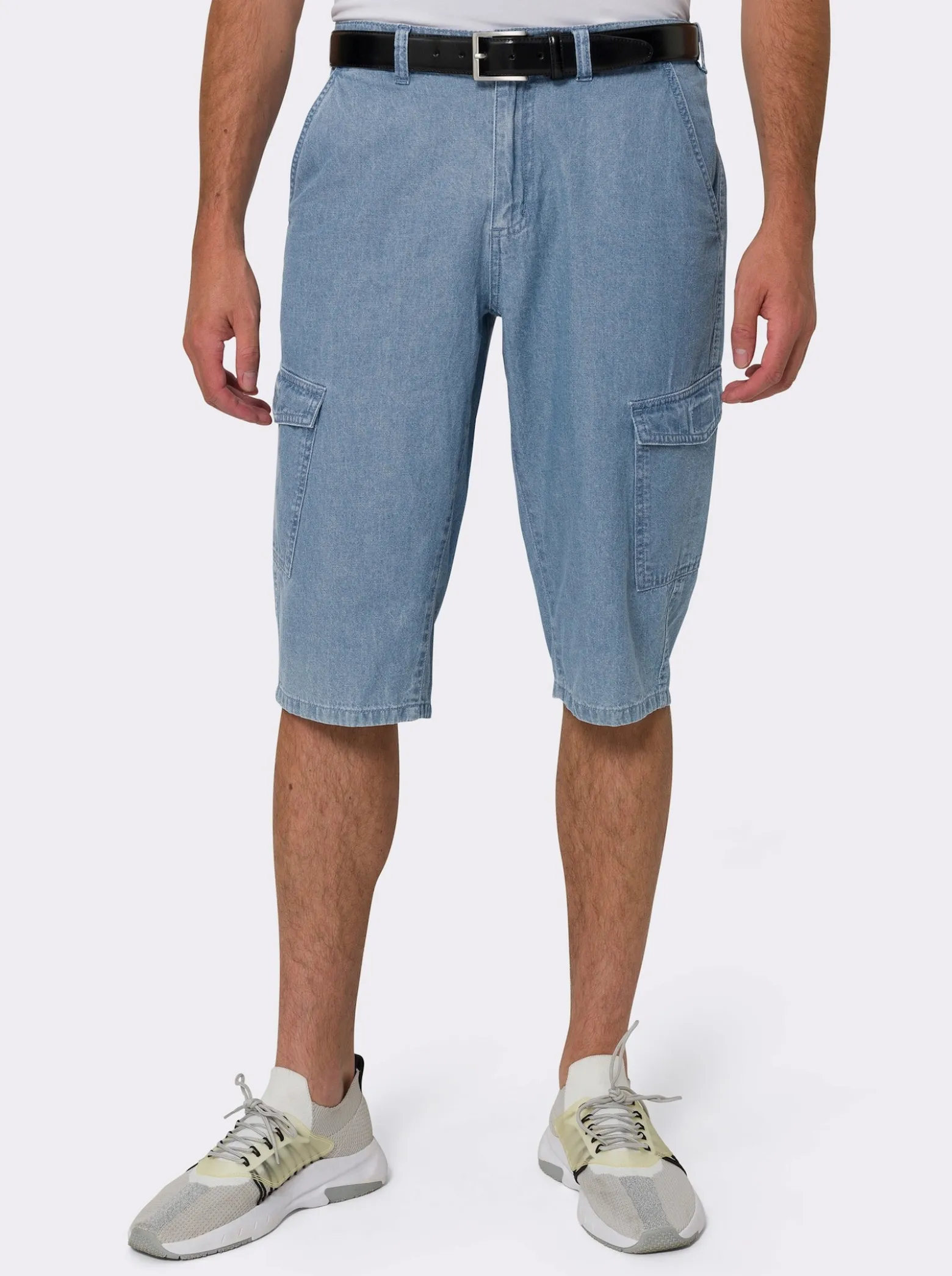 Jeansbermudas mit 6 Taschen