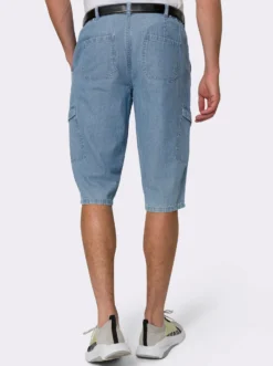 Jeansbermudas mit 6 Taschen