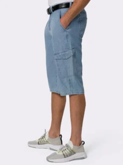 Jeansbermudas mit 6 Taschen