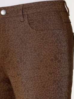 Jeans im Animalprint
