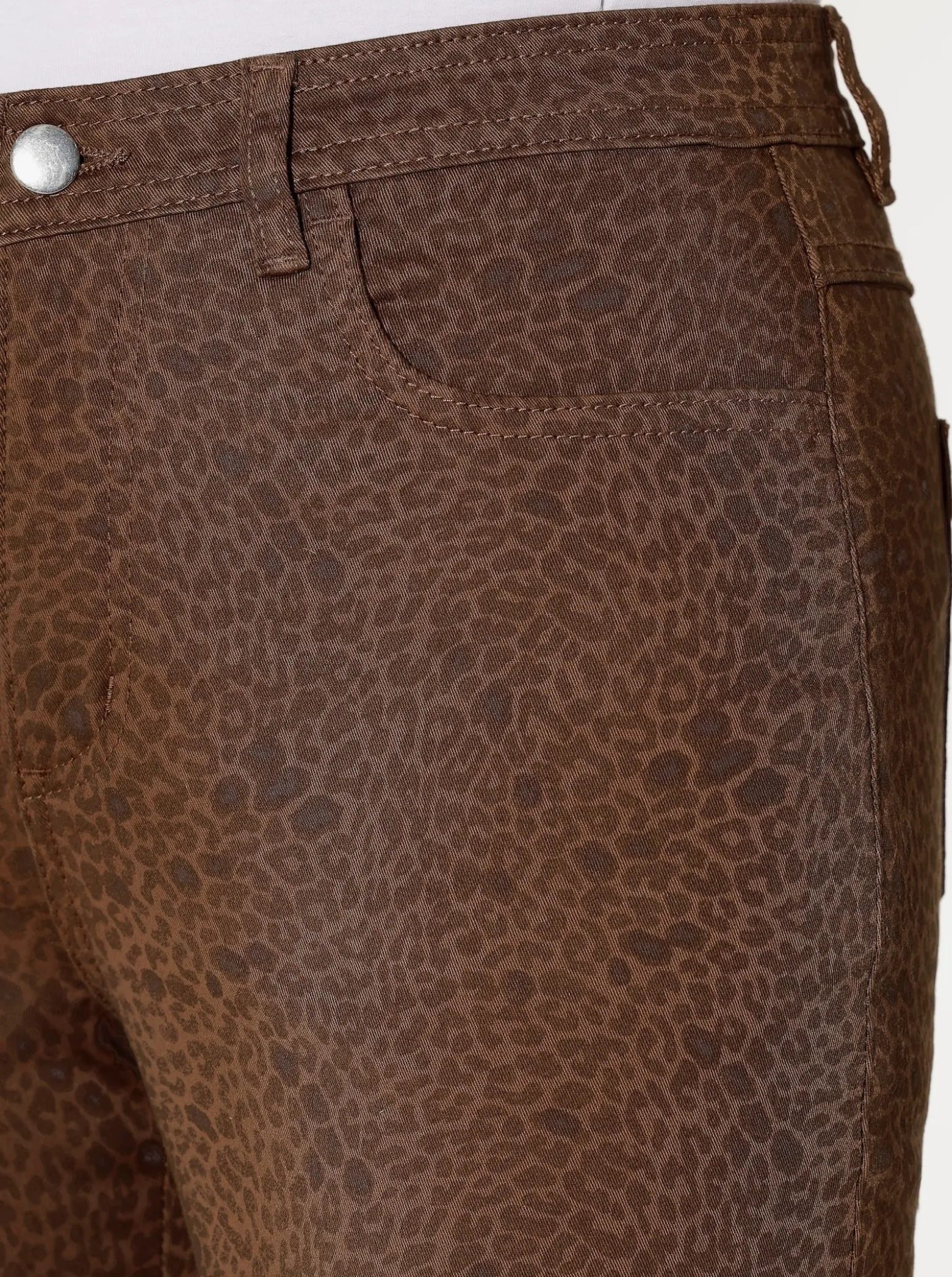 Jeans im Animalprint