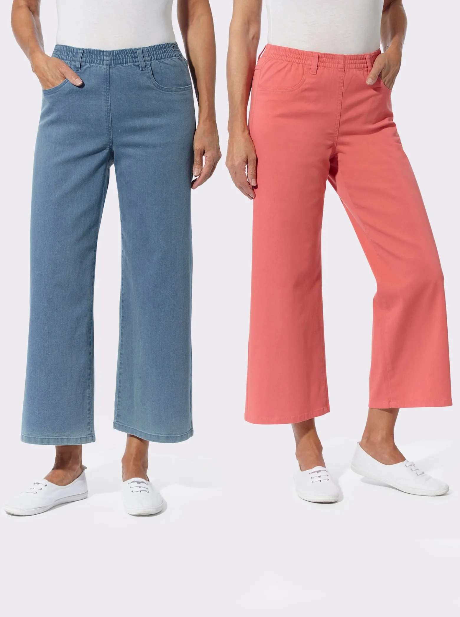 7/8-Jeans im Doppelpack