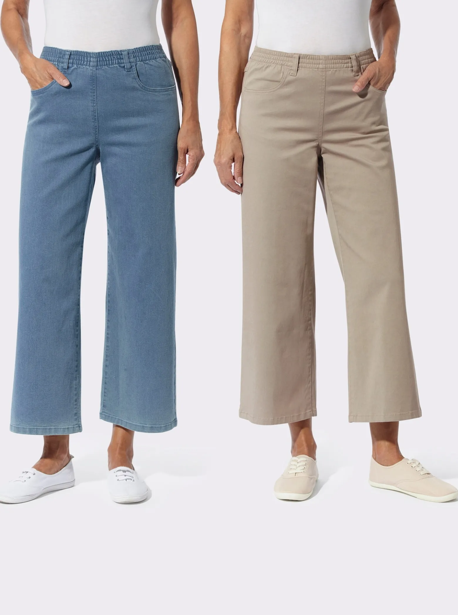 7/8-Jeans im Doppelpack