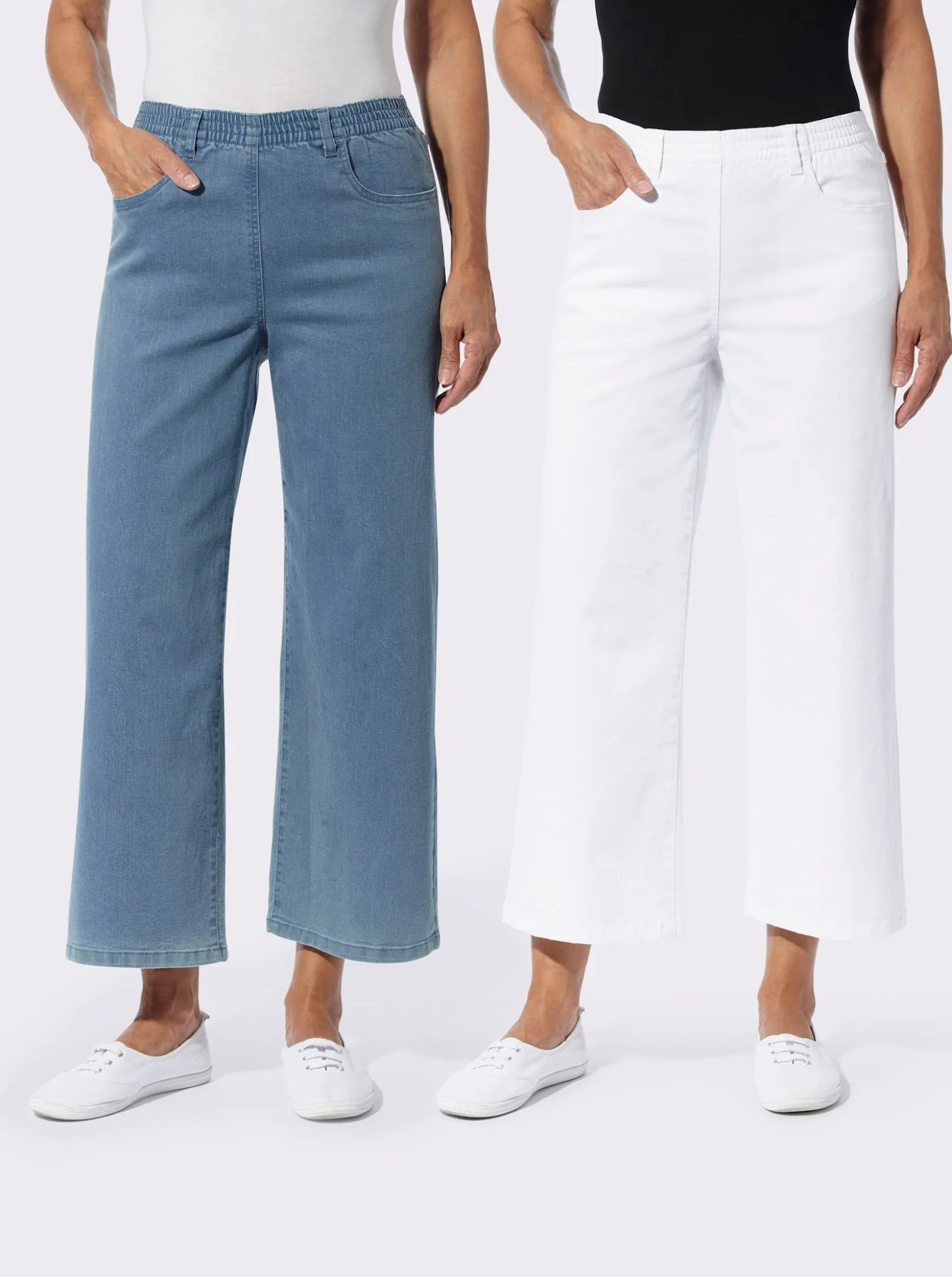 7/8-Jeans im Doppelpack