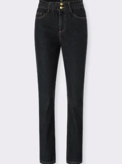 Jeans im Paperbag-Schnitt