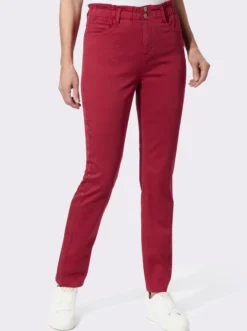 Jeans im Paperbag-Schnitt