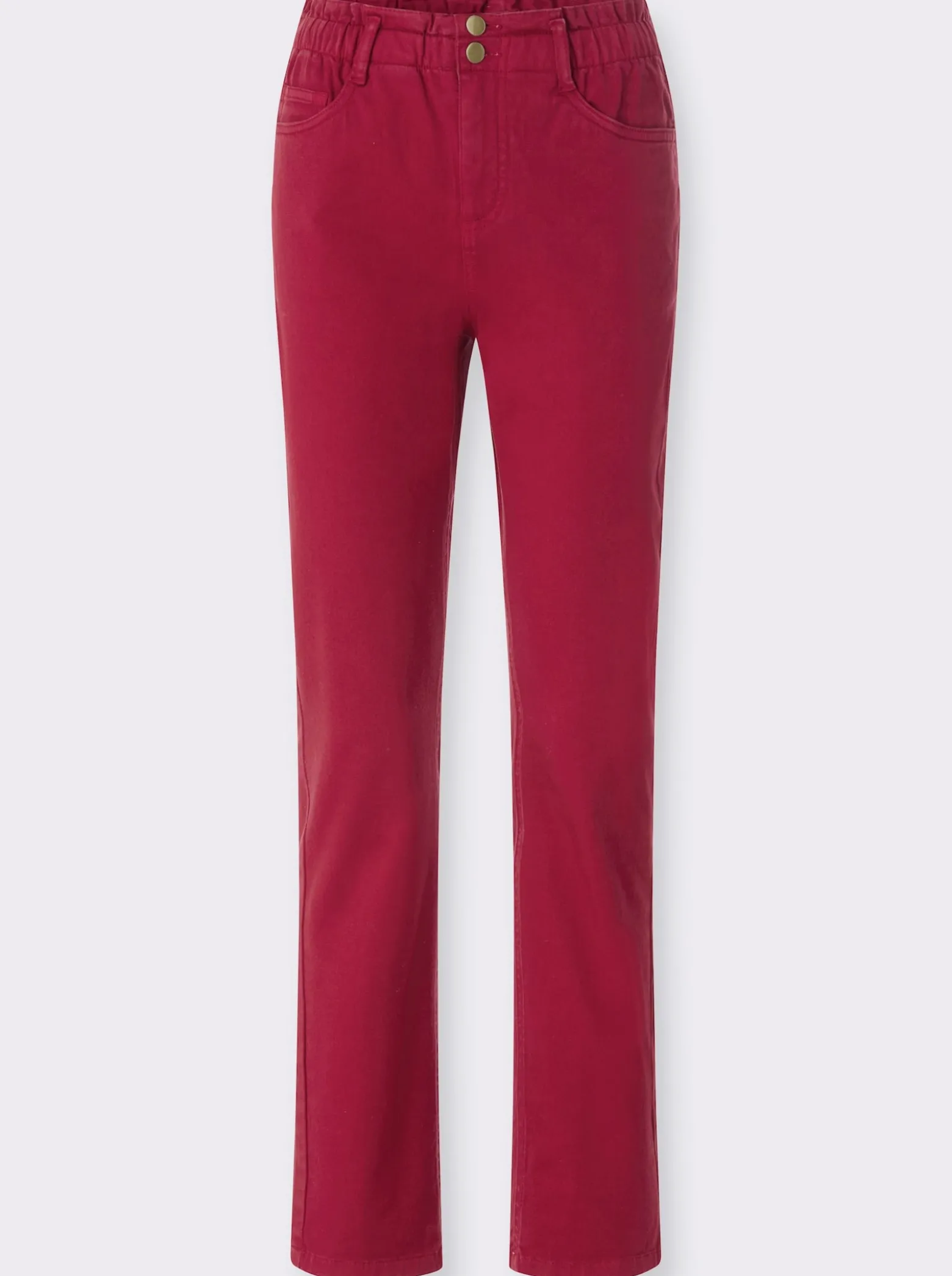 Jeans im Paperbag-Schnitt