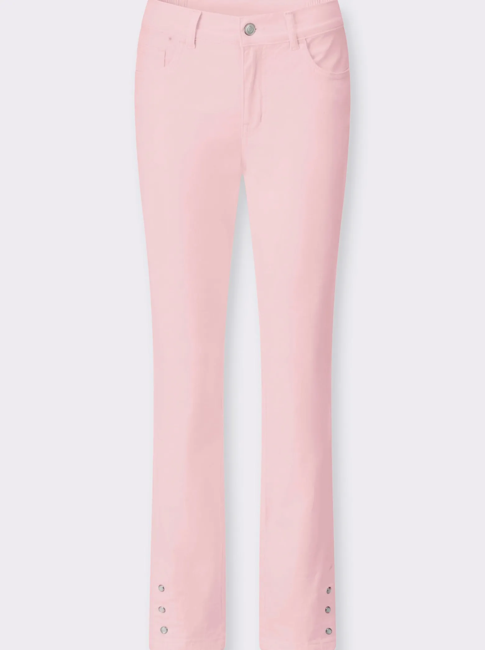 Jeans in verkürzter Form, Dehnbund