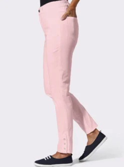 Jeans in verkürzter Form, Dehnbund