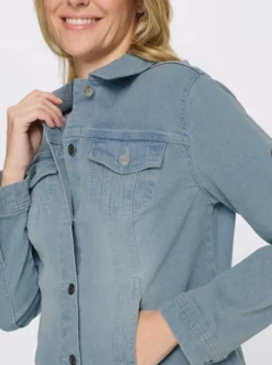 Jeansjacke aus weichem Denim