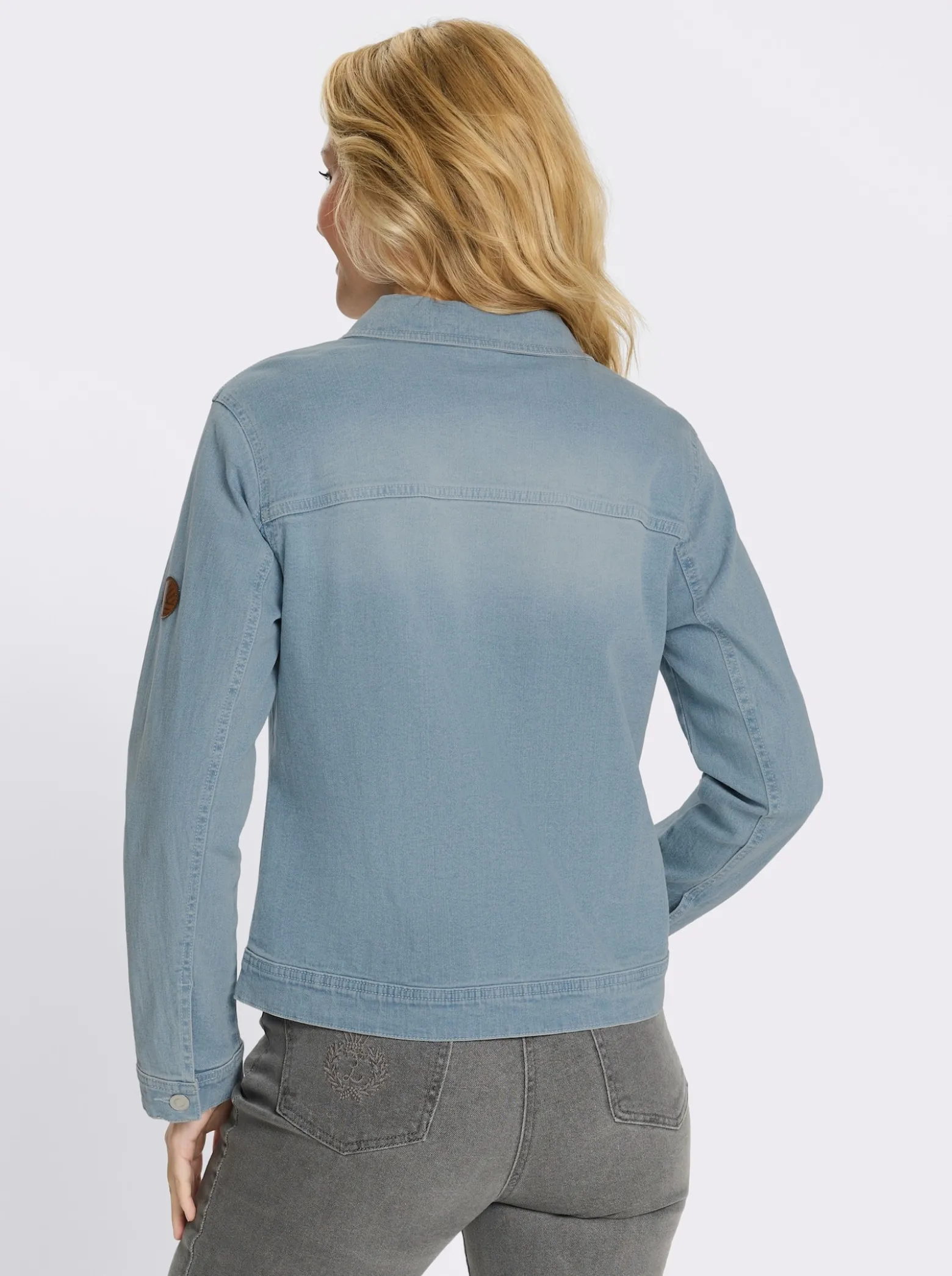 Jeansjacke aus weichem Denim