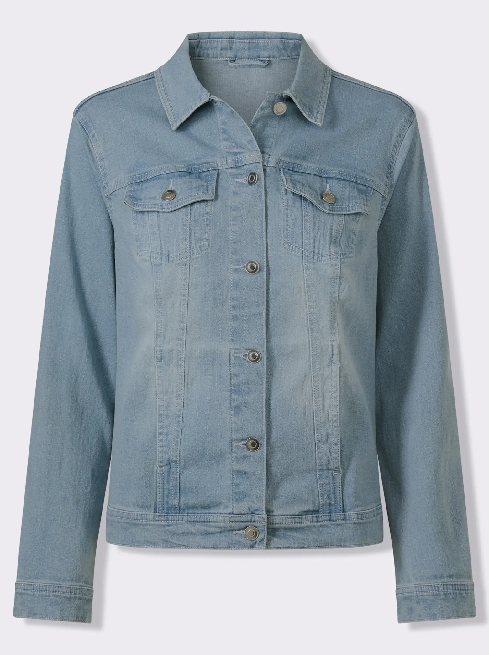 Jeansjacke aus weichem Denim