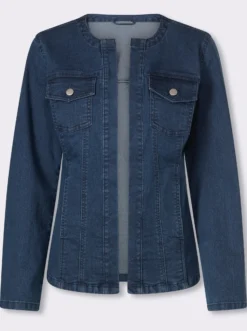 Jeansjacke mit Brusttaschen