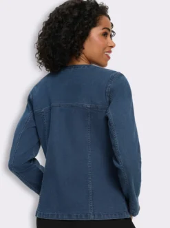 Jeansjacke mit Brusttaschen