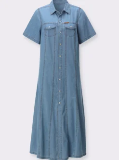 Jeanskleid in A-Form