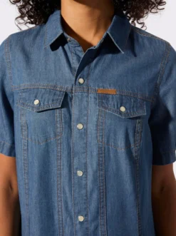 Jeanskleid in A-Form