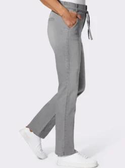 Jeans mit Bindeband