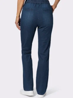 Jeans mit Bindeband