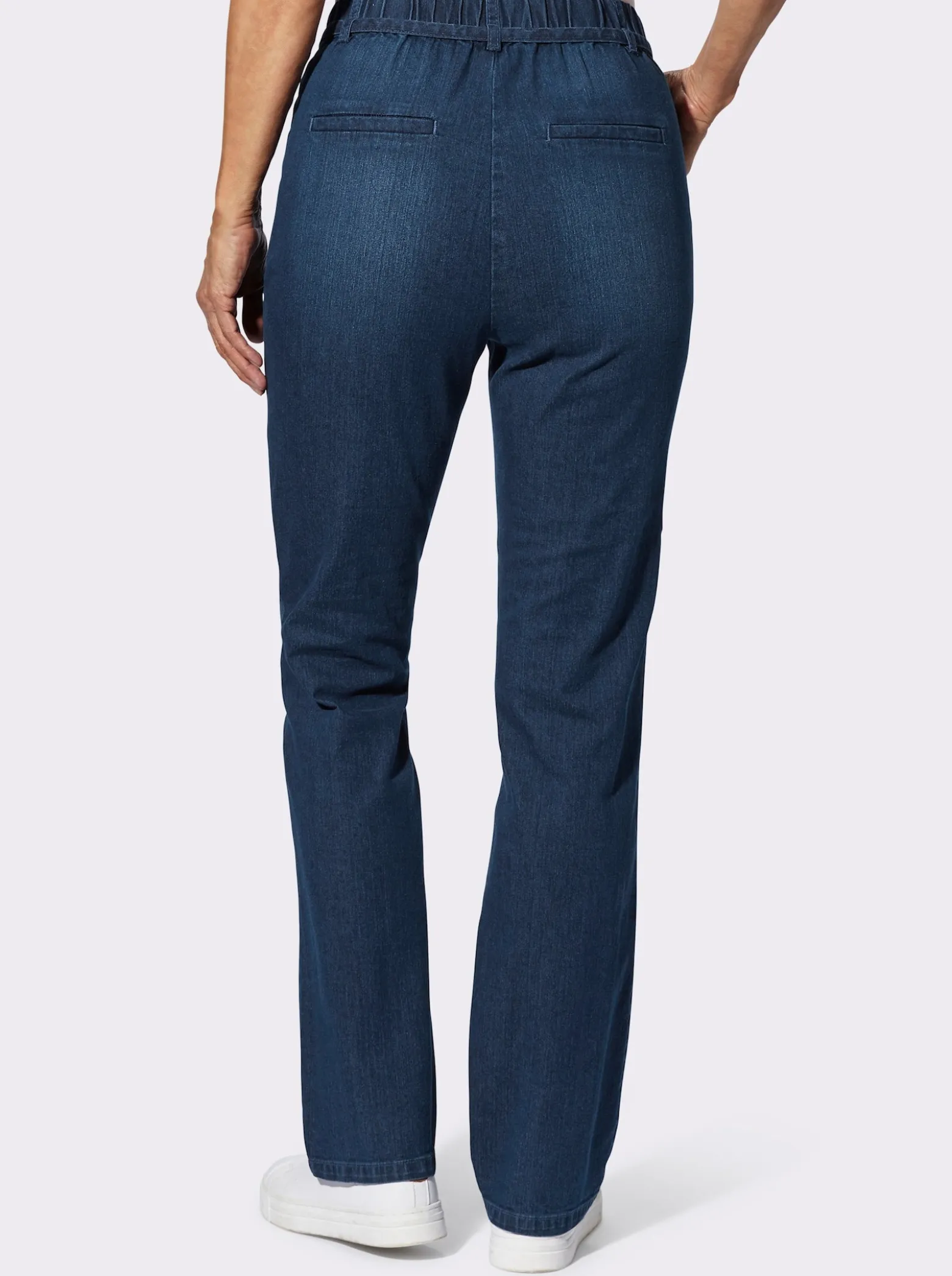 Jeans mit Bindeband