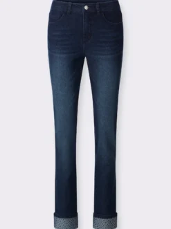 Jeans mit funkelnden Ziersteinchen