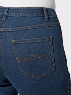 Jeans mit geflochtenem Zierband