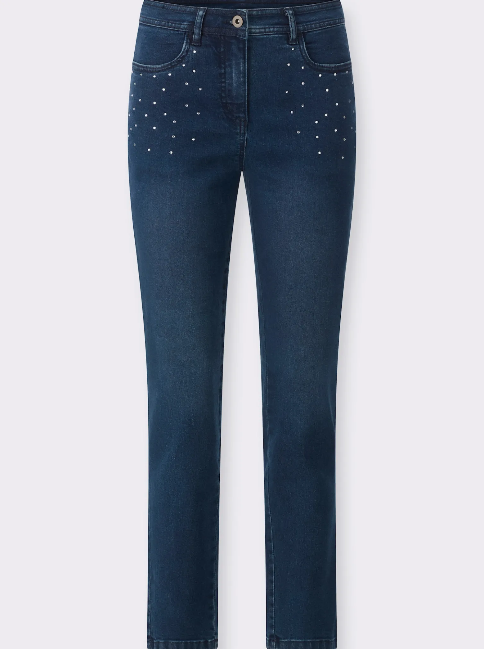 Jeans mit Glitzersteinchen