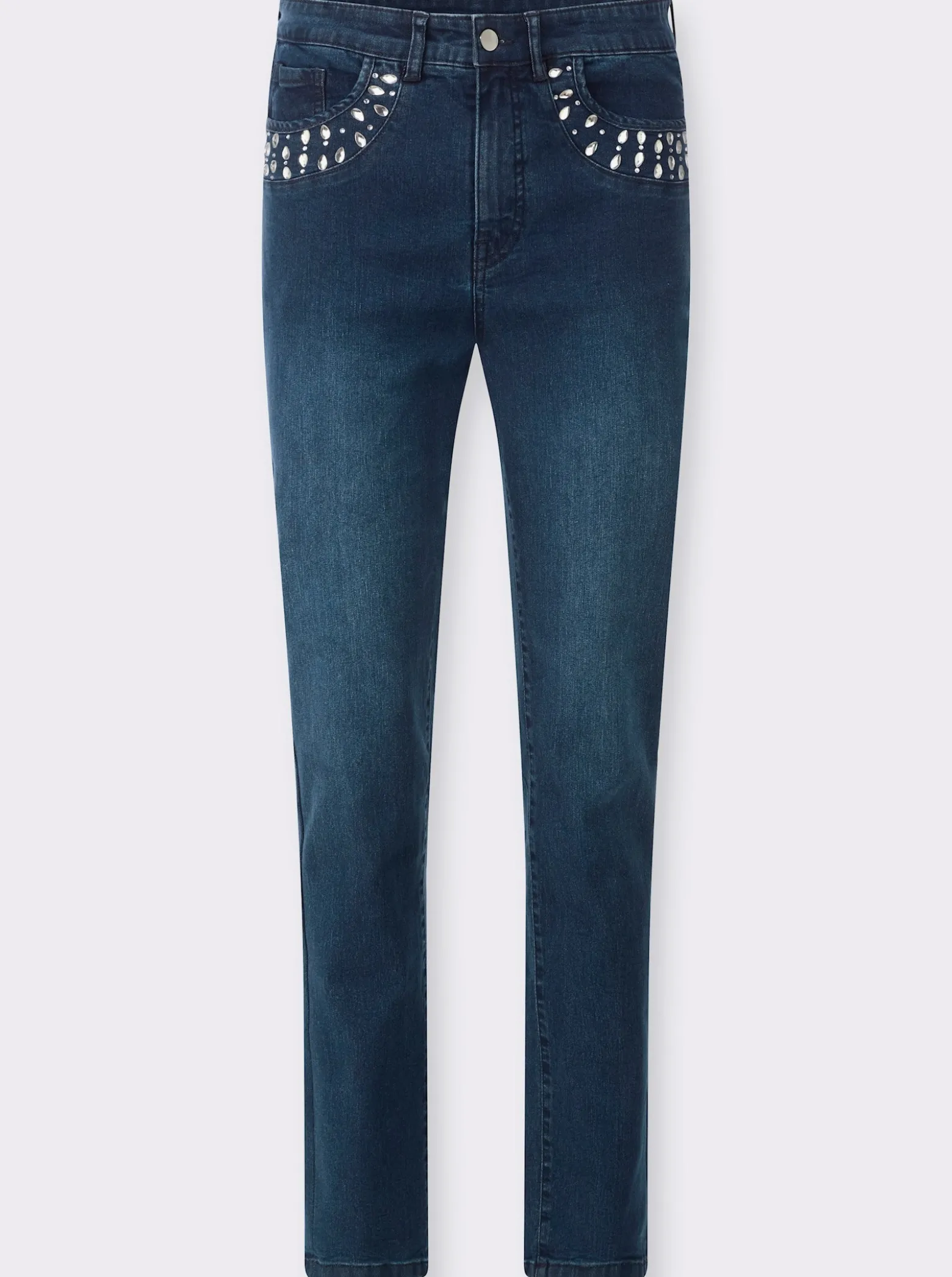 Jeans mit Glitzersteinchen