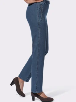 Jeans mit Glitzerstein-Details