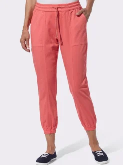7/8-Jeans mit Gummibündchen am Saum