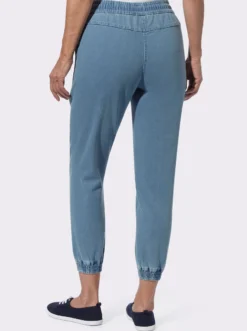 7/8-Jeans mit Gummibündchen am Saum