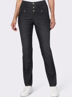Jeans mit hohem Bund