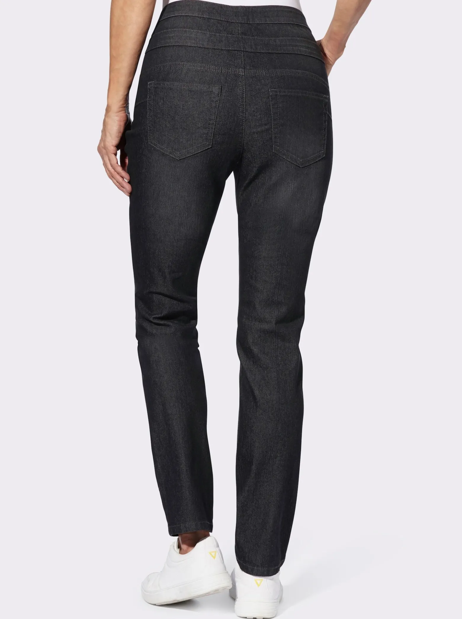 Jeans mit hohem Bund