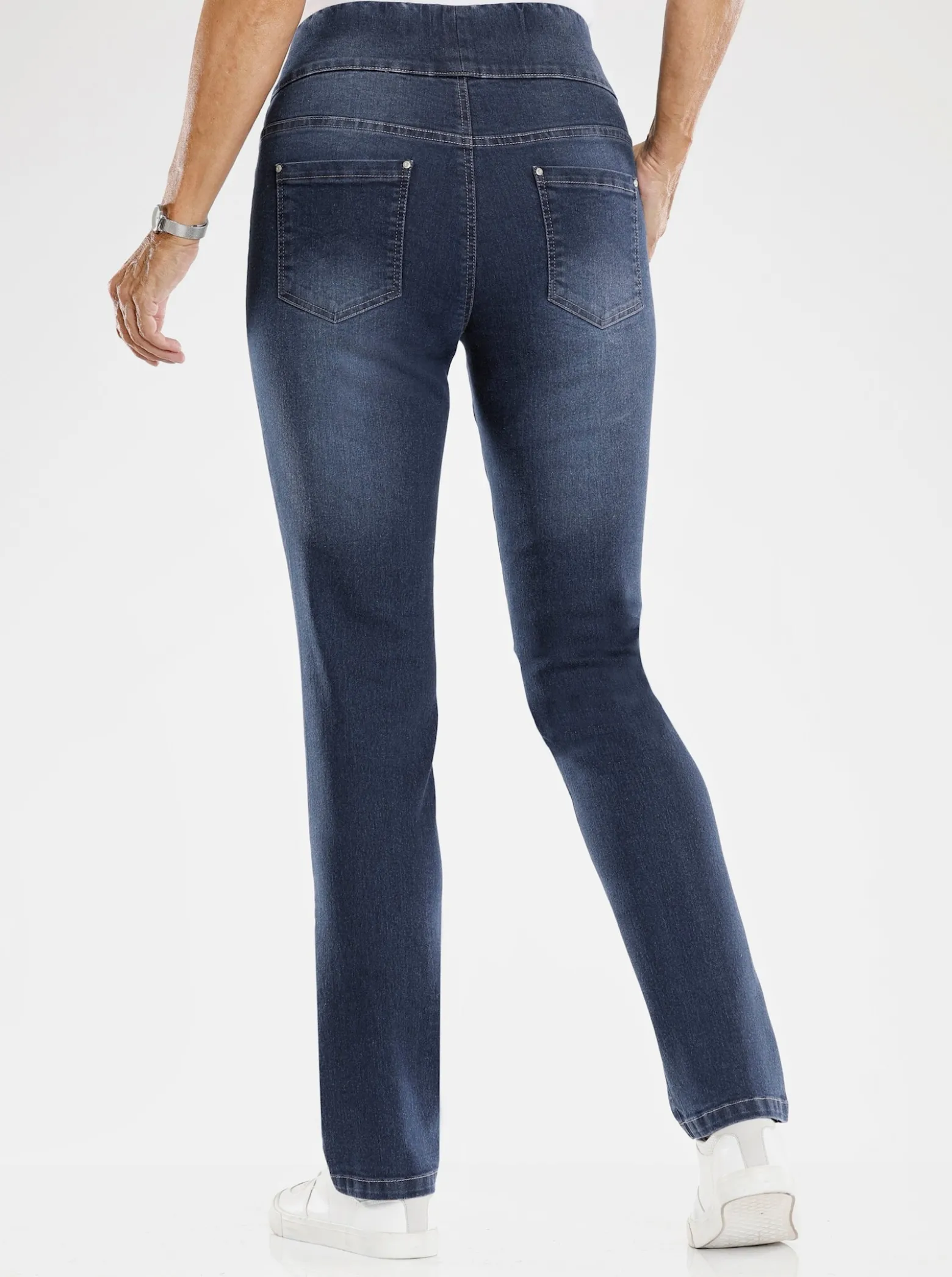Jeans mit hohem Dehnbund