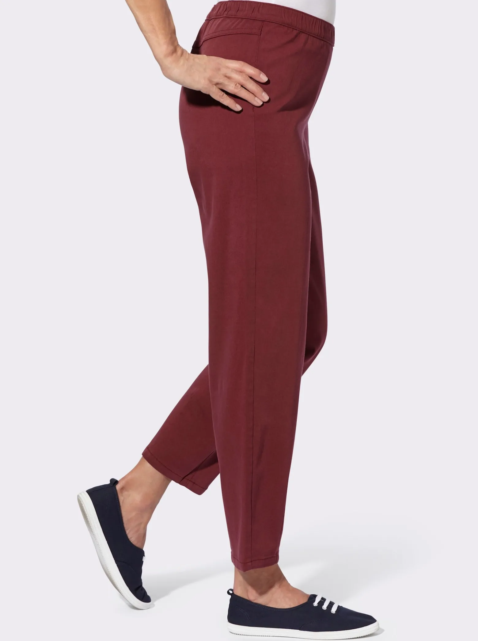 Jeans mit o-förmigen Hosenbeinen