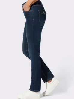 Jeans mit Pattentaschen hinten