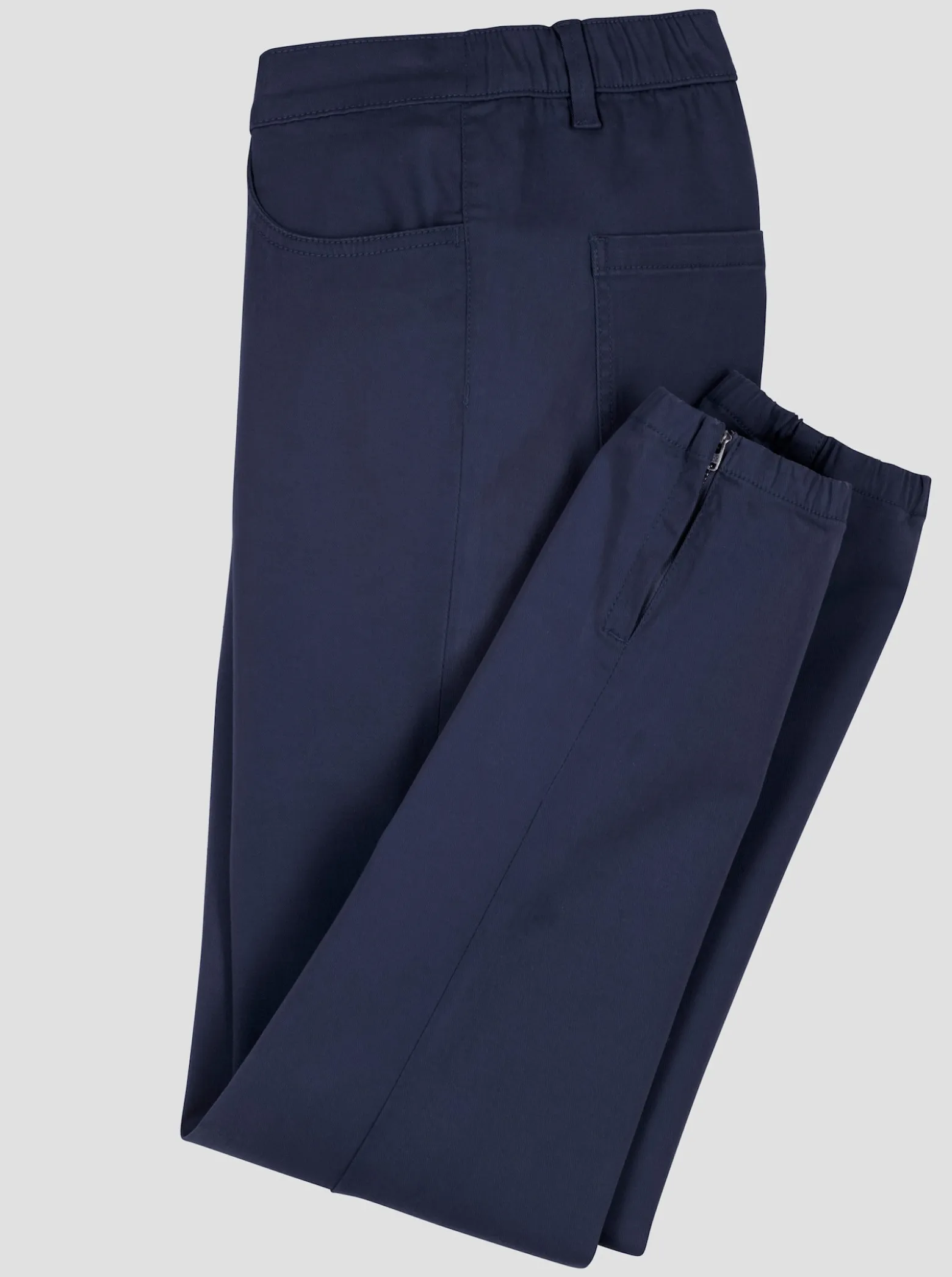 Jeans mit Reißverschluss am Saum