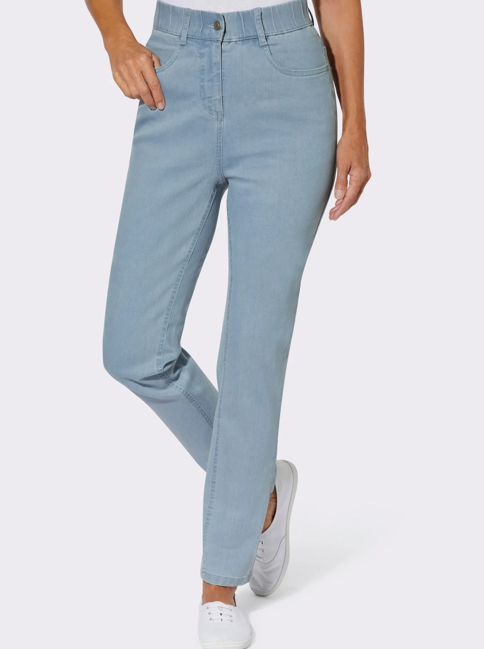 Jeans mit Rundum-Dehnbund