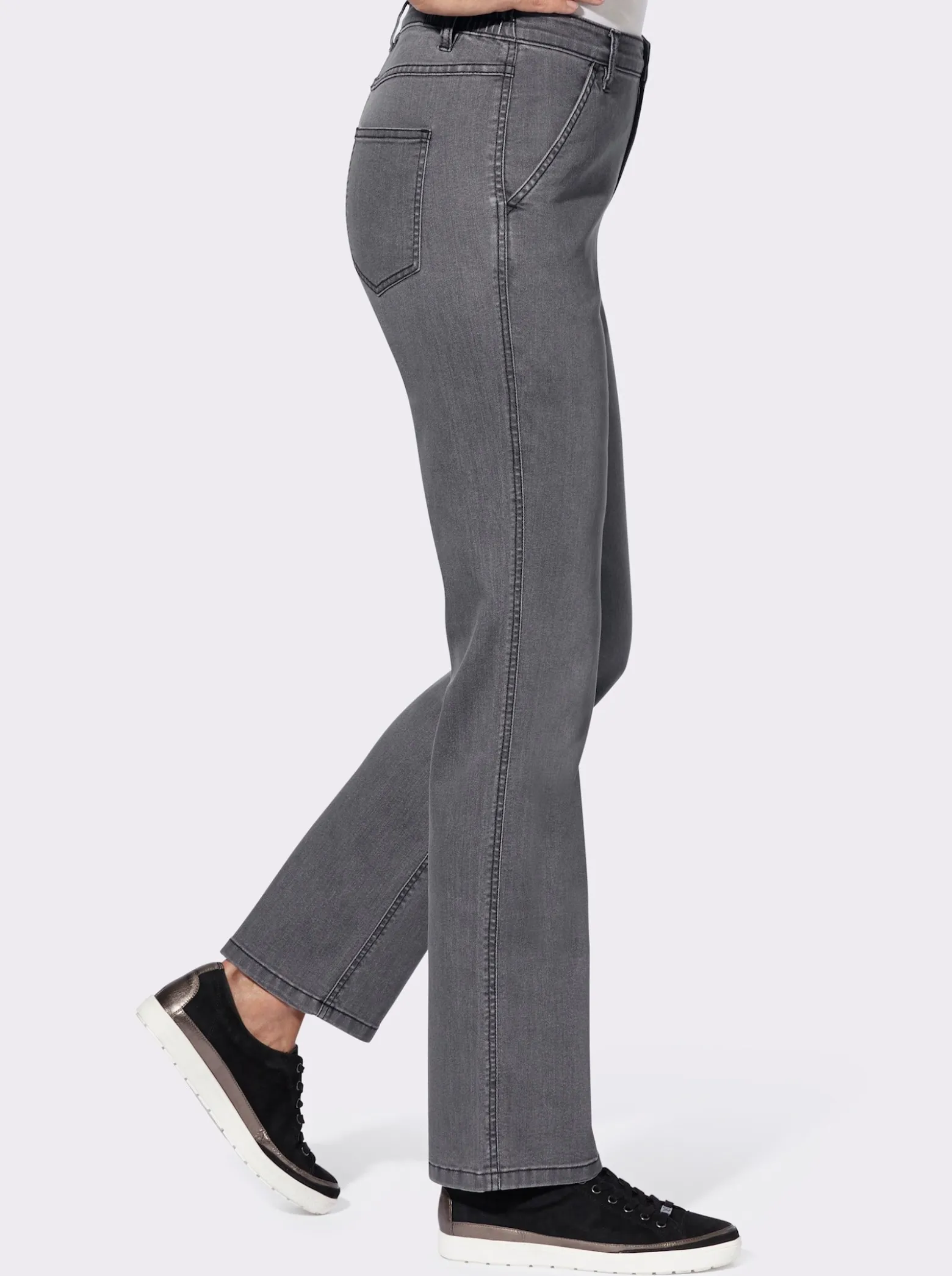 Jeans mit seitlichem Dehnbund