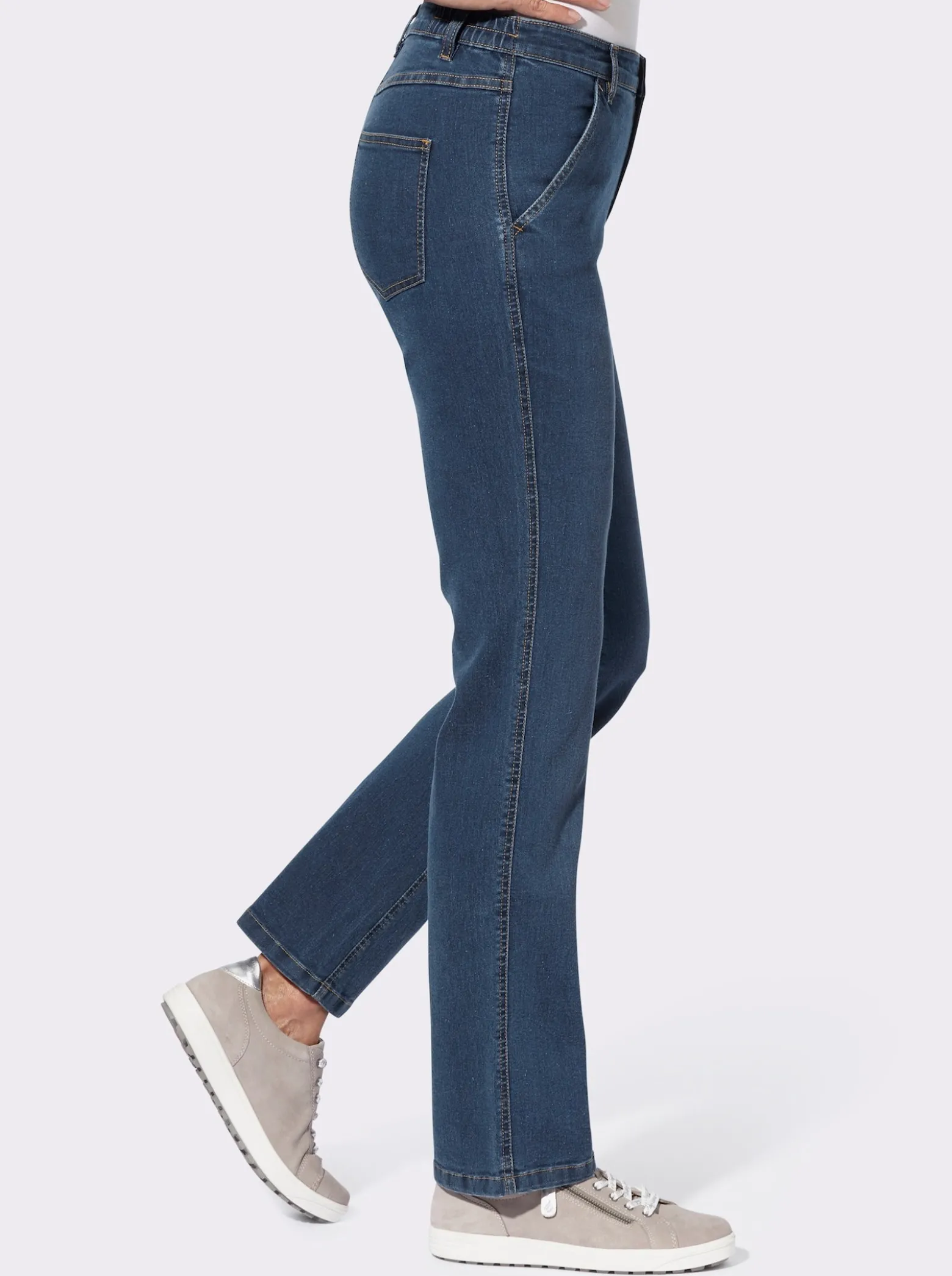 Jeans mit seitlichem Dehnbund