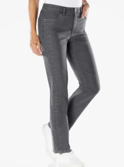 Jeans mit seitlichem Einsatz