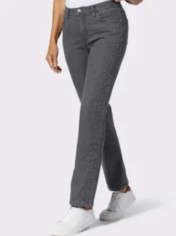 Jeans mit seitlichem Einsatz