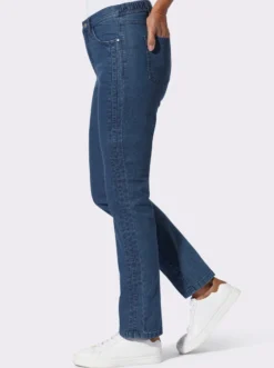 Jeans mit seitlichem Einsatz