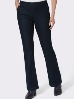 Jeans mit seitlichen Reißverschlüssen