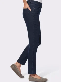Jeans mit Stickerei